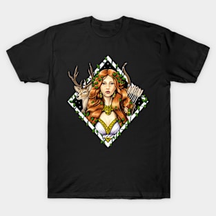 Greek Goddess Artemis T-Shirt